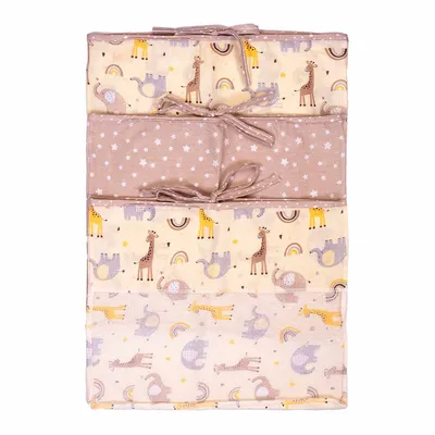 Kit Saco Para Roupa Bublim Maternidade Girafa - 3 Peças